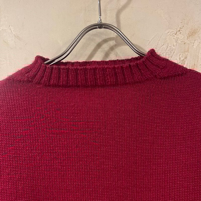 Le Tricoteur ガンジーセーター フィッシャーマンセーター 赤 (S4127