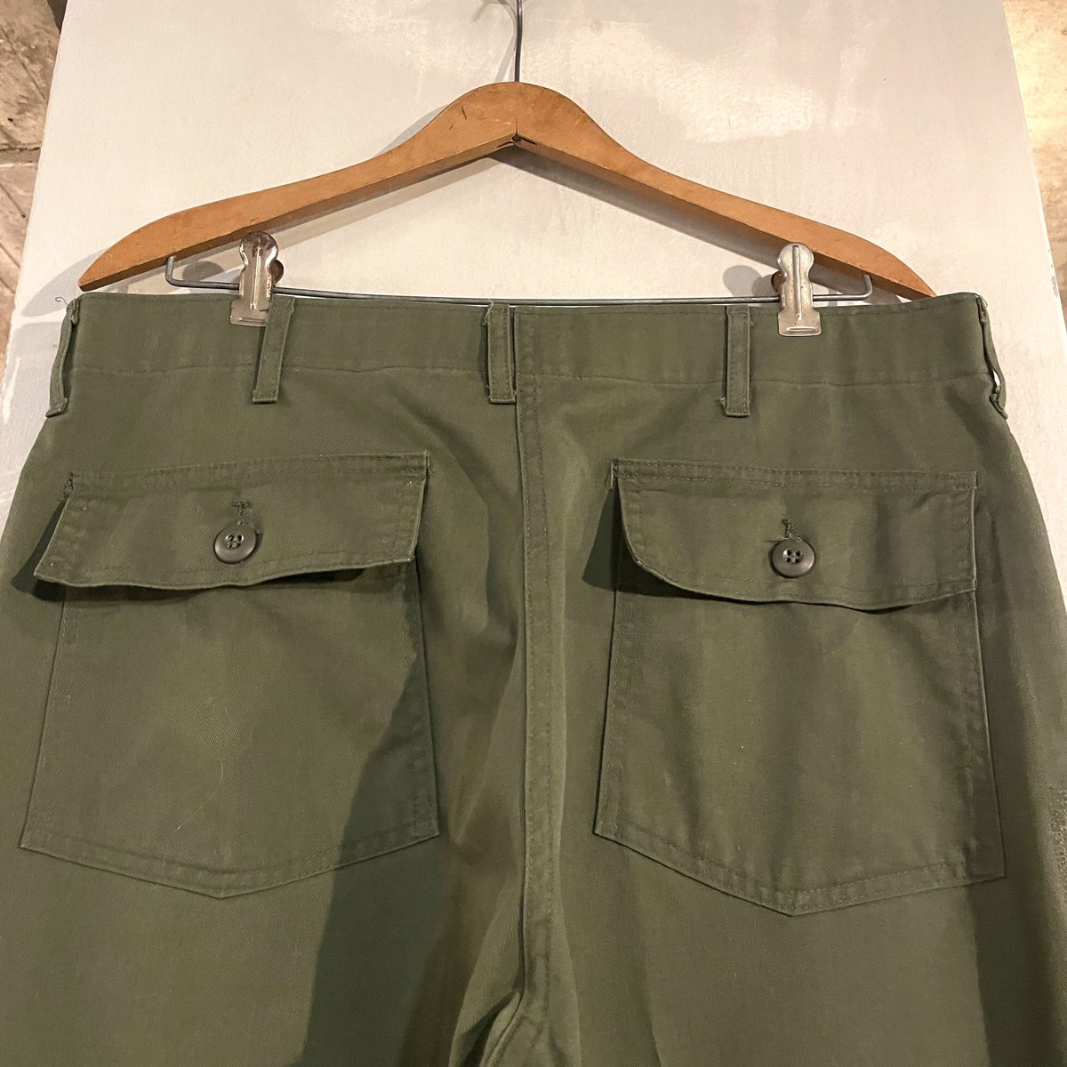 80s US ARMY ベイカーパンツ 36×30½ ミリタリーパンツ コットン