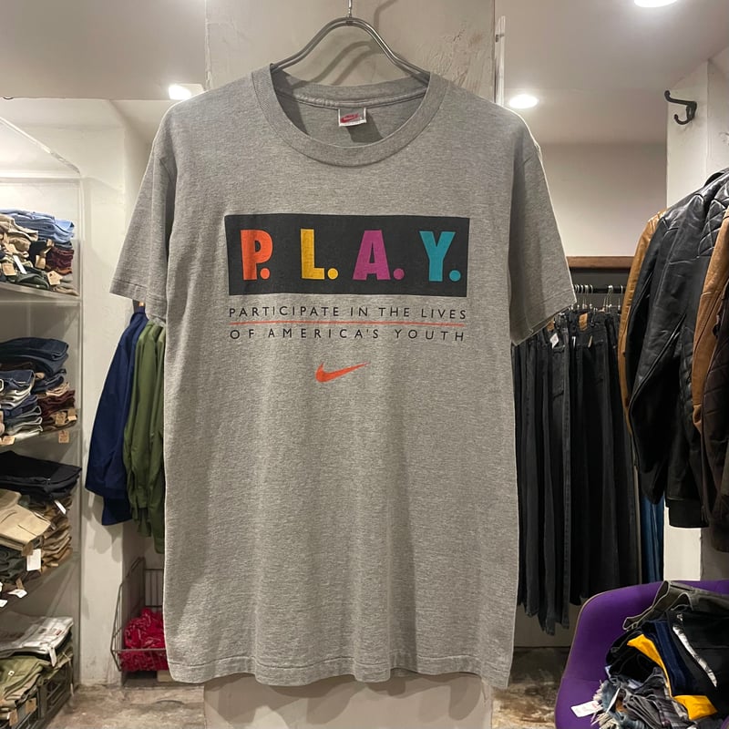 90s NIKE S/S Tシャツ 銀タグ USA製 Size S プリントTシャツ 90s NIKE S/S Tシャツ 銀タグ USA製 Size S プリントTシャツ