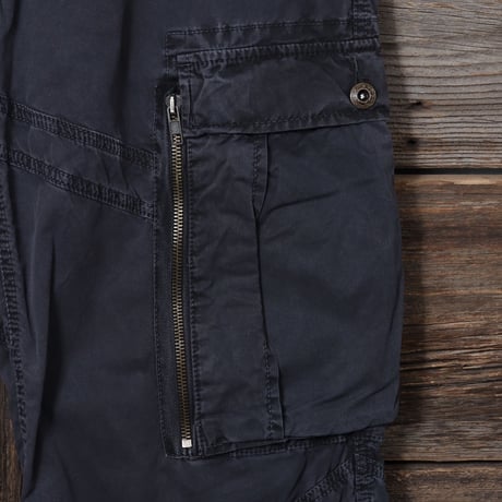 POLO RALPH LAUREN　M-65TYPE　ミリタリータイプ　紺　コットン　カーゴパンツ　ラルフローレン　(Y0075)