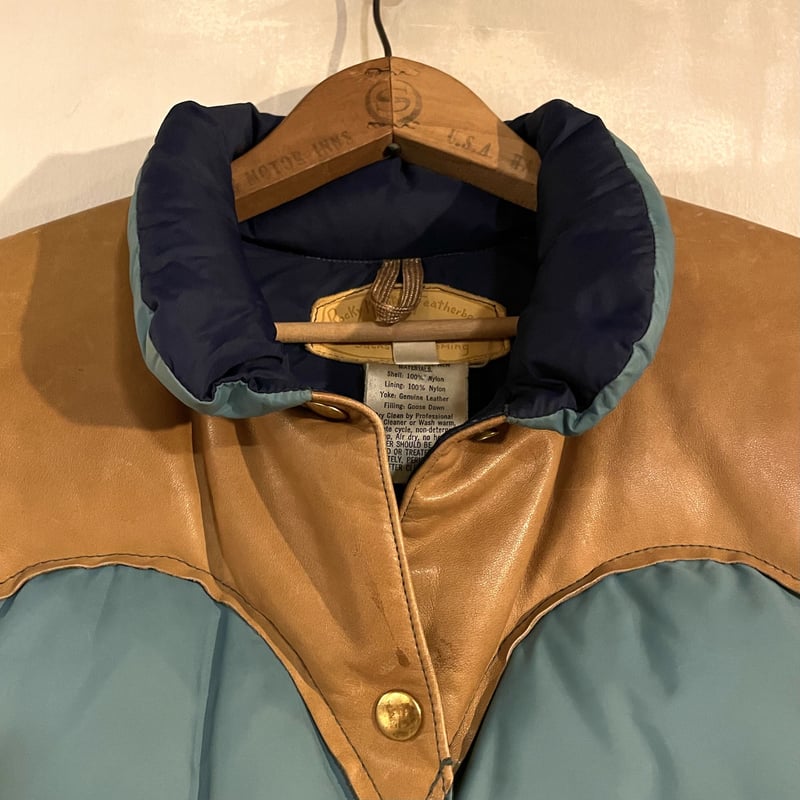 70s Rocky Mountain Featherbed Co. ダウンベスト USA製 グ...