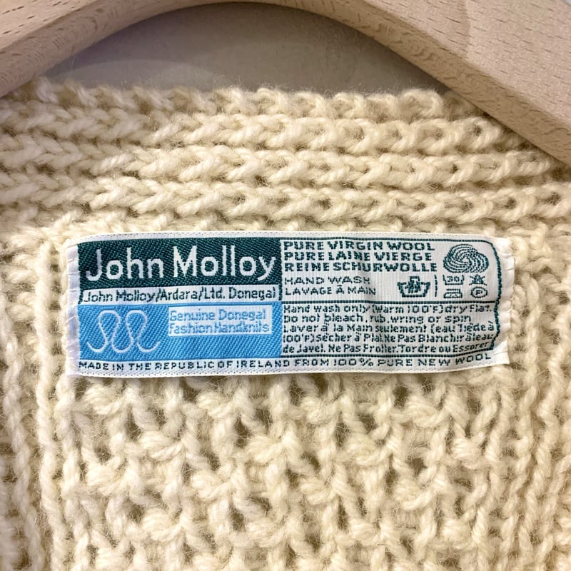 John Molloy フィッシャーマン アランニットカーディガン John Molloy フィッシャーマン アランニットカーディガン