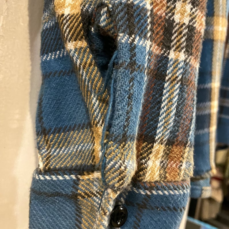 70s KINGS ROAD ネルシャツ SEARS コットンシャツ ヴィンテージシャツ