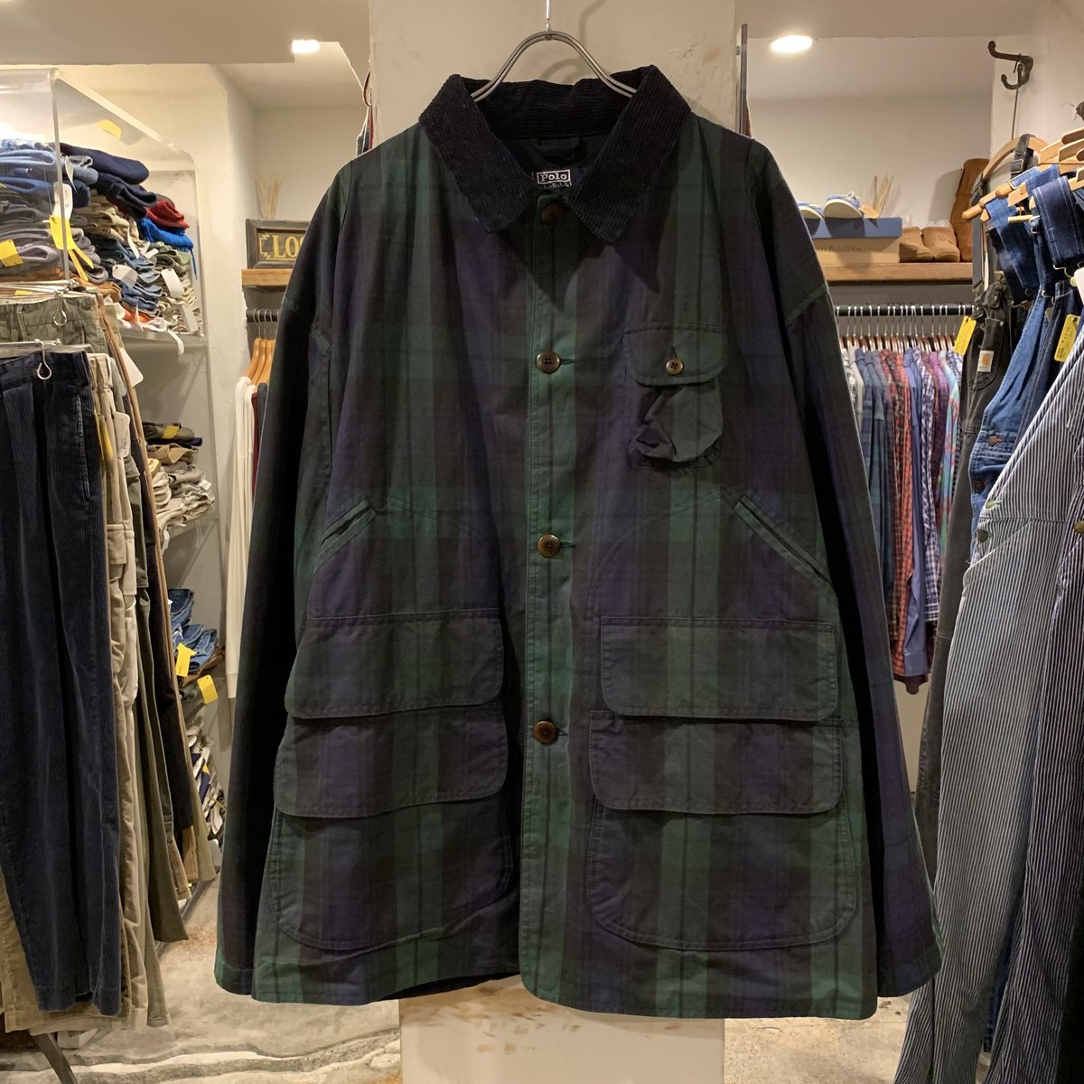 POLO by Ralph Lauren コットンオイルドジャケット ハンティング 