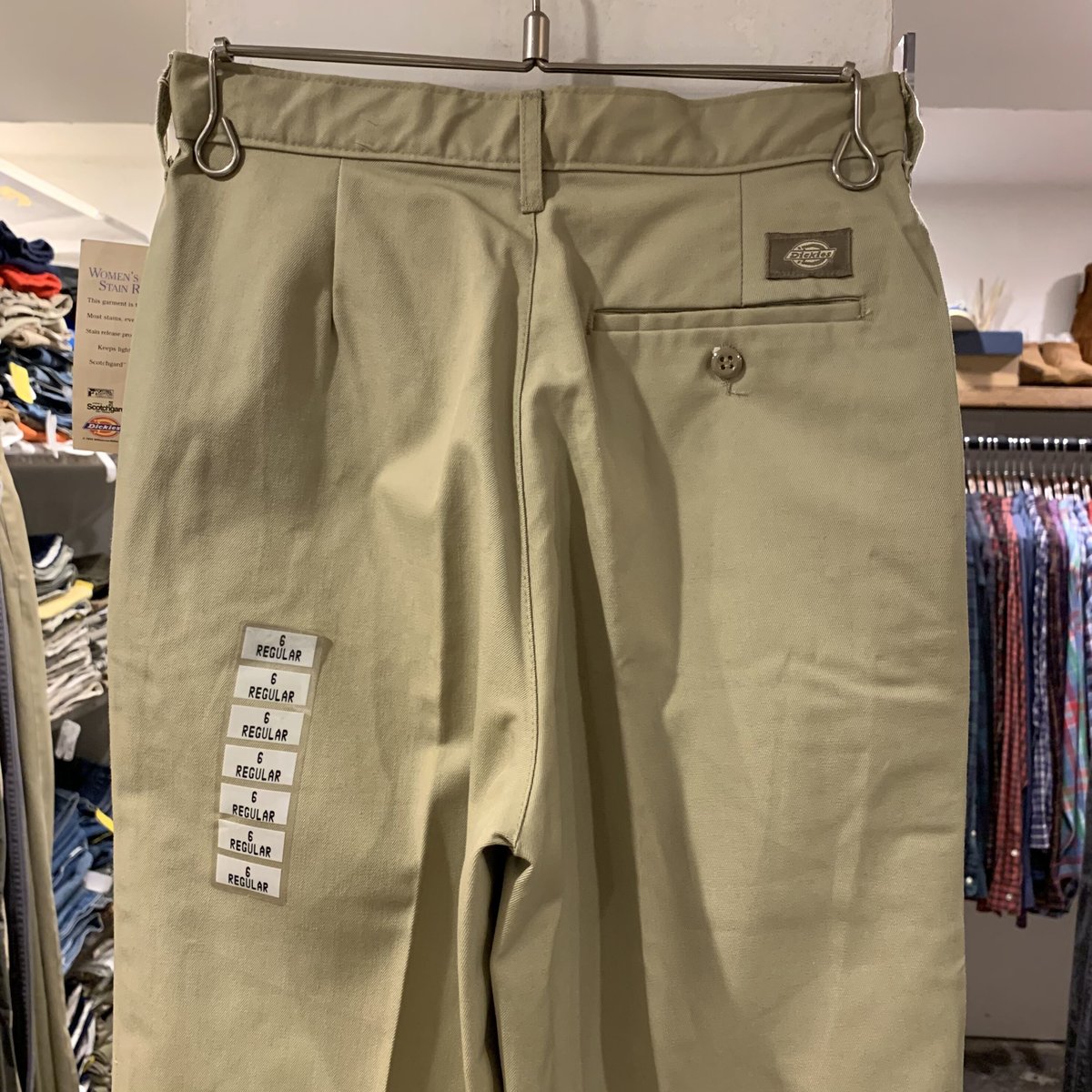 90s Dickies ワークパンツ ディッキーズ ベージュ USA製