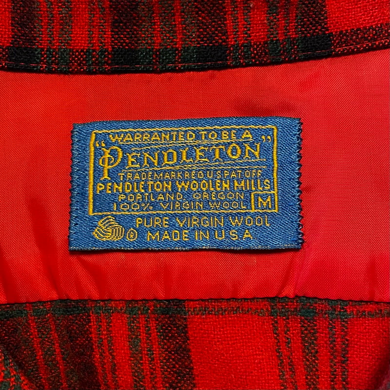 70s PENDLETON Wool Shirt USA製 ウールシャツ ボックスシルエット