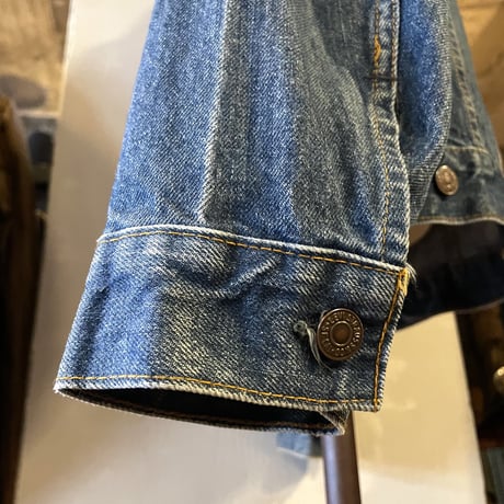 70s~　Levi’s 75505-0217　デニムジャケット　CANADA製　2ポケ　リーバイス　(S3377)