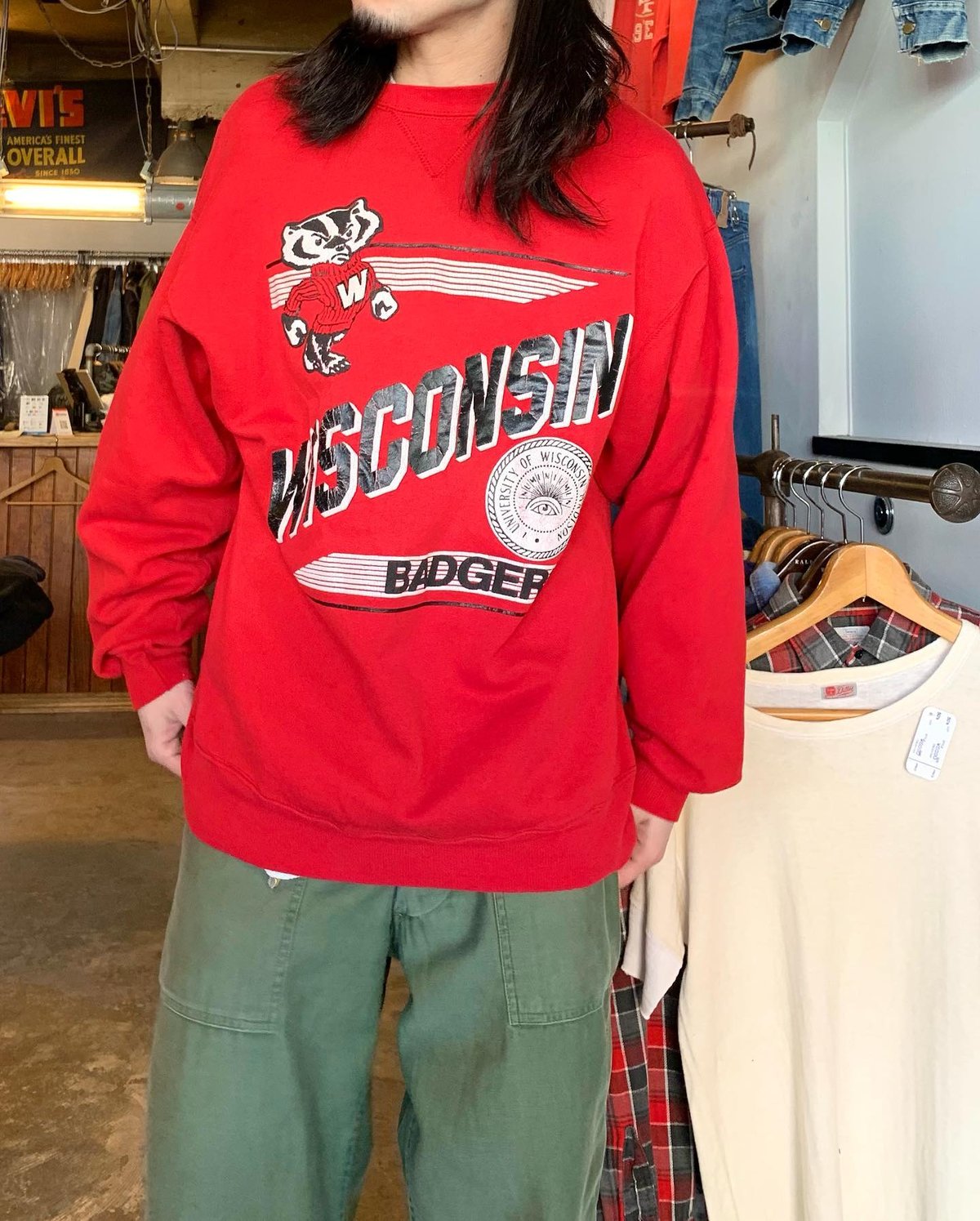 80s Chanpion チャンピオン ウィスコンシン カレッジスウェット