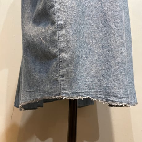60s~　WASHINGTON DEE CEE　L/S CHAMBRAY SHIRT　Size 17　USA製　シャンブレーシャツ　ワークシャツ　(S5729)