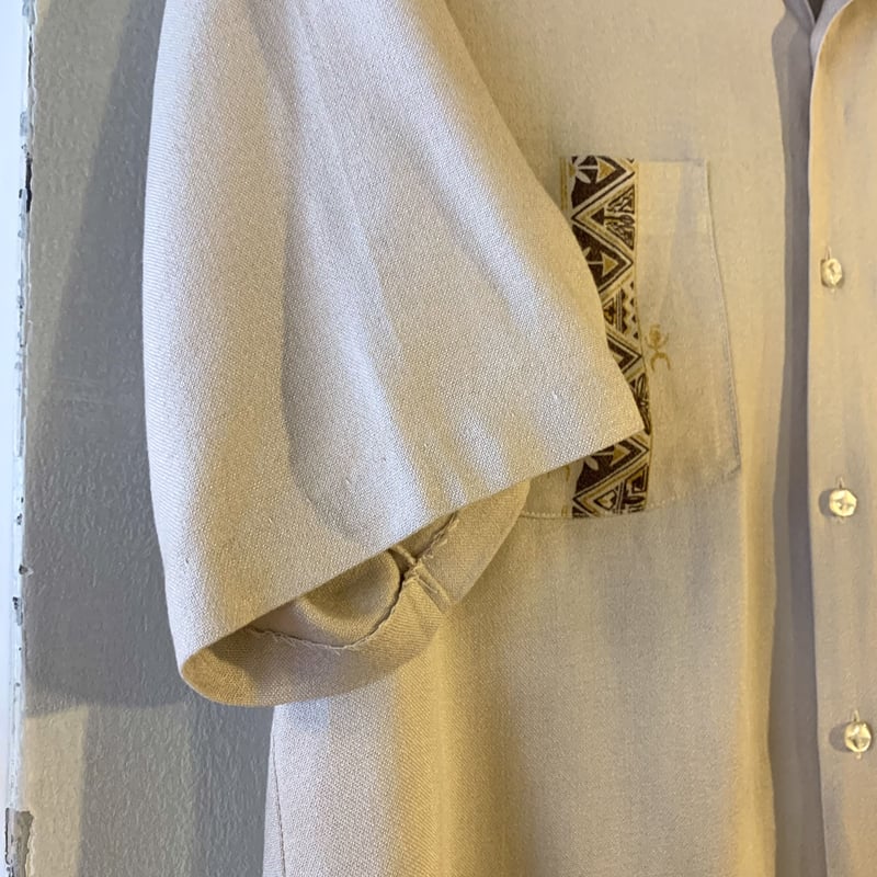 60s IOLANI S/S Vintage Hawaiian Shirt ハワイアンシャツ