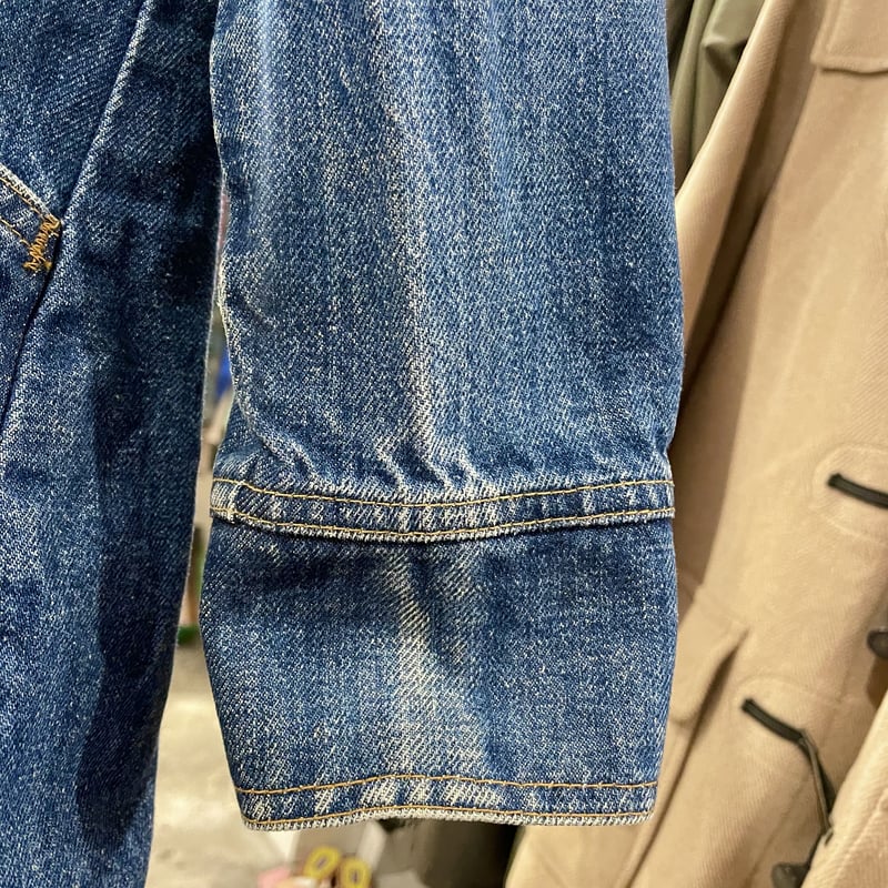Levis 70671-0216 70s USA製 デニムブッシュジャケット オレンジ