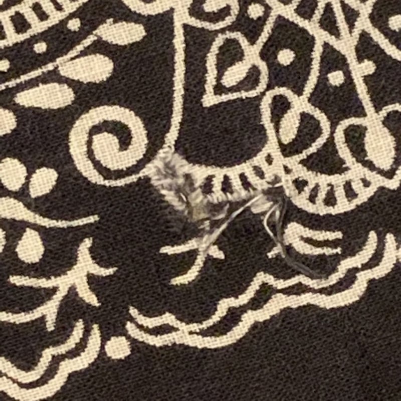 Bandana ヴィンテージバンダナ 黒 USA製 196 | DUFF Bandana ヴィンテージバンダナ 黒 USA製 196 | DUFF