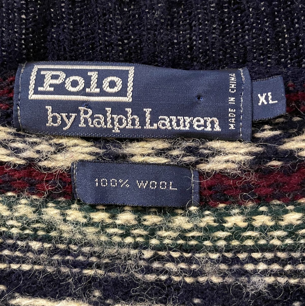 POLO by Ralph Lauren ウールセーター ブラックウォッチ柄 