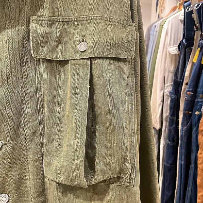 US ARMY M43 HBT JACKET 13スターボタン ヘリンボーンツイル 40s US ARMY M43 HBT JACKET 13スターボタン ヘリンボーンツイル 40s