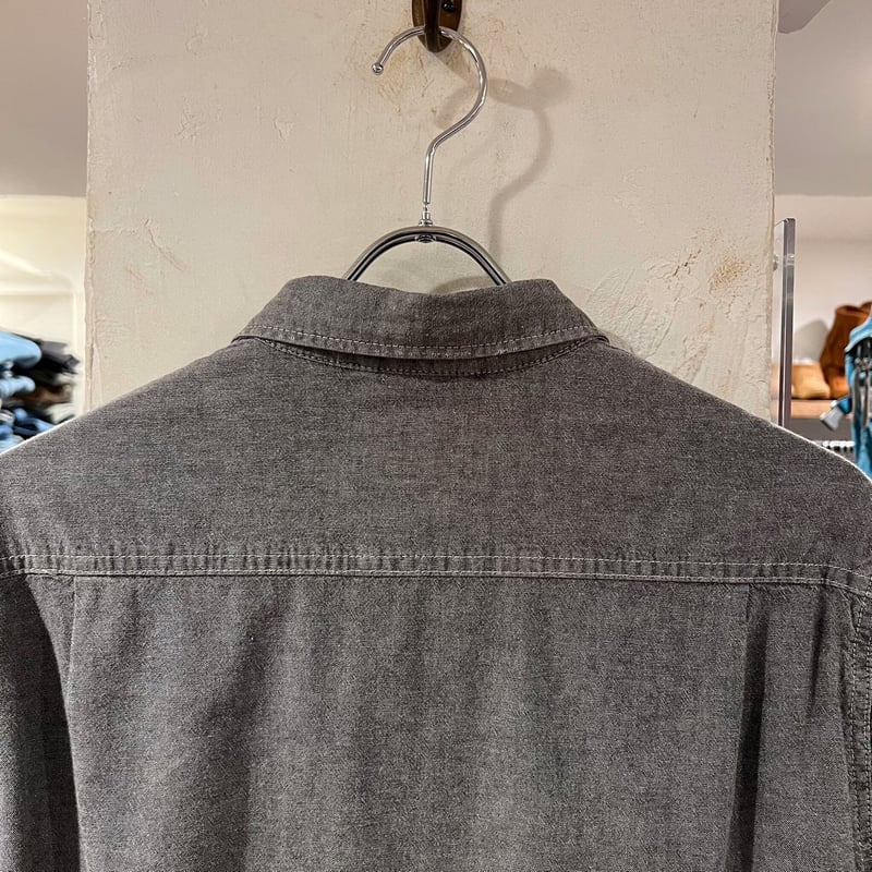 DENIM＆SUPPLY ブラックシャンブレーシャツ デニムアンド