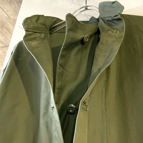 70s　CHEMICAL PROTECTIVE LINER SHIRT　ケミカルプロテクティブ　ライナーシャツ　DEAD STOCK　1976年　ミリタリーシャツ　(S2550)