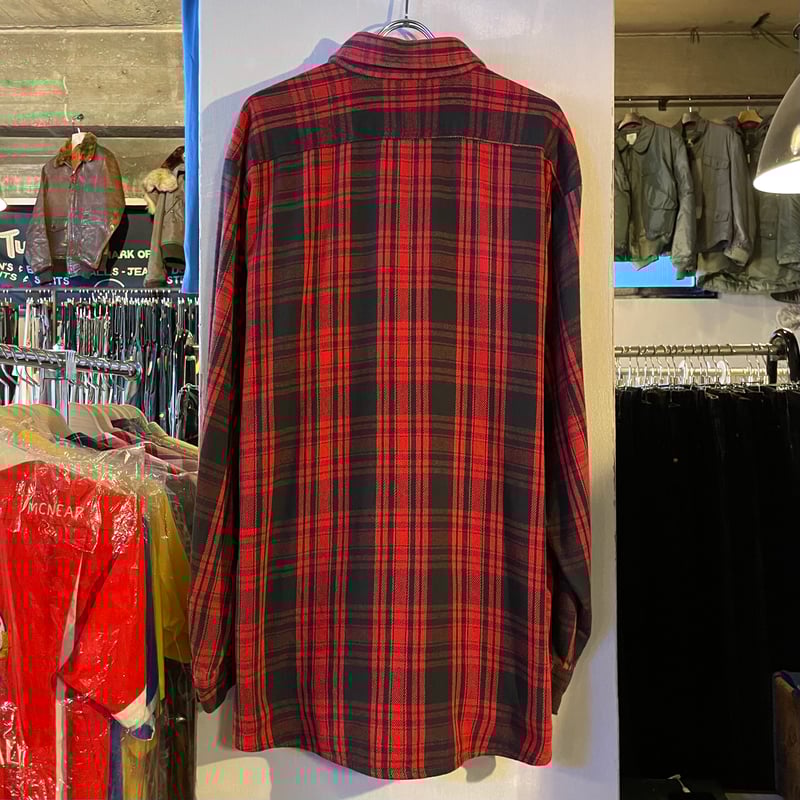80s FIVE BROTHER L/S ネルシャツ USA製 Size 2XL ファイブブラ 80s FIVE BROTHER L/S ネルシャツ USA製 Size 2XL ファイブブラ