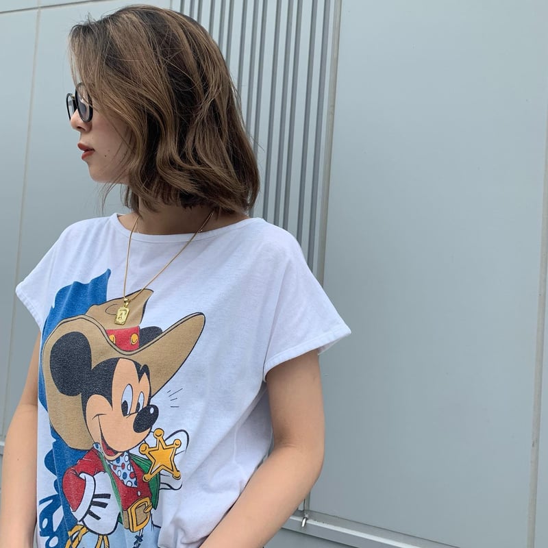 90s WALT DISNEY PRODUCTIONS ショートスリーブTシャツ ミッキー