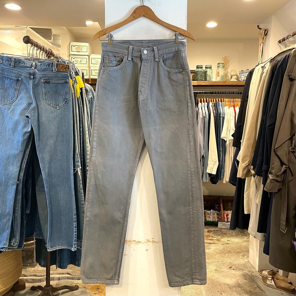 Levi's 501 リーバイス 90年代 リーバイス 501 後染めグレー FOR WOME