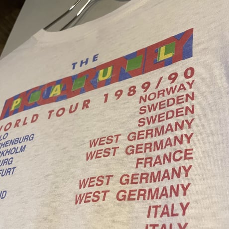 80s　SCREEN STARS　S/S WORLD TOUR Tシャツ　PAUL McCARTNEY　The Beatles　バンドTシャツ　1989/90年　©1989　(S3659)