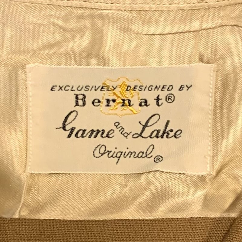 40s〜GAME AND LAKE オープンカラー　ウールシャツ　カスリ 40s GAME AND LAKE オープンカラー ウールシャツ カスリ - メルカリ