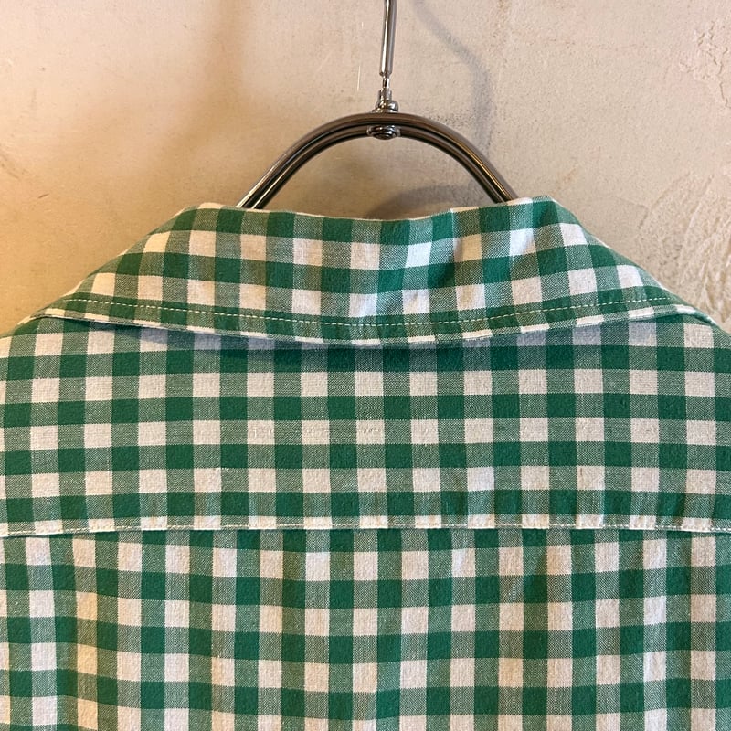 POLO RALPH LAUREN ギンガムチェック イタリアンカラーシャツ Polo by Ralph Lauren S/Sイタリアンカラーシャツ ラルフ