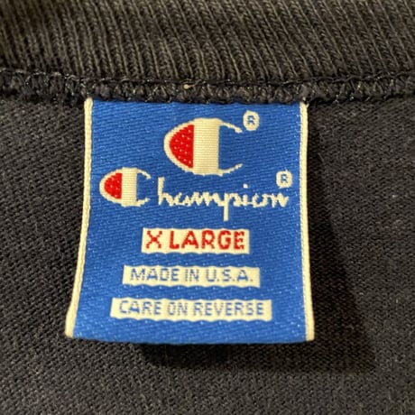 Champion　ショートスリーブTシャツ　紺色　チャンピオン　USA製　90s　チャンピオン　(S1271)