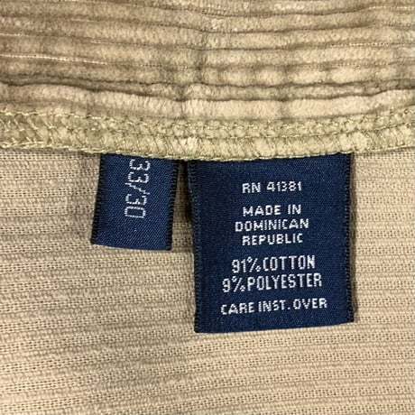 POLO by Ralph Lauren　コーデュロイパンツ　ラルフローレン　タック入り　ベージュ　ANDREW PANT　(S3278)