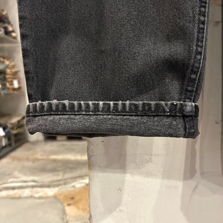 90s　Levi's 40550 4159　リーバイス　ブラックデニムパンツ　38×29 ½　USA製　1997年　(S4337)