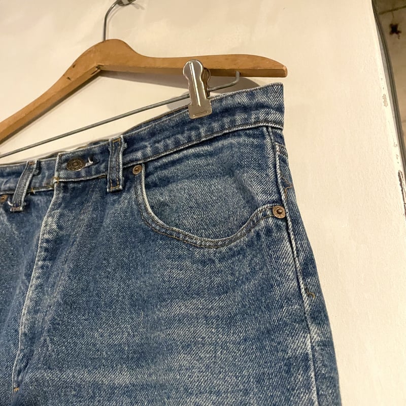 80s Levi's 505-0217 リーバイス デニムパンツ 黒カン ボタン裏 80s Levi's 505-0217 リーバイス デニムパンツ 黒カン ボタン裏