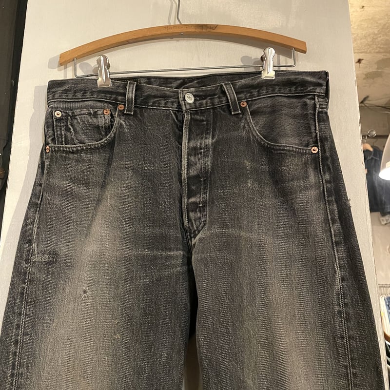90s リーバイス 501 0660 ブラックデニム 黒 後染め W31 L30 90s リーバイス 501 0660 ブラックデニム 黒 後染め W31 L30
