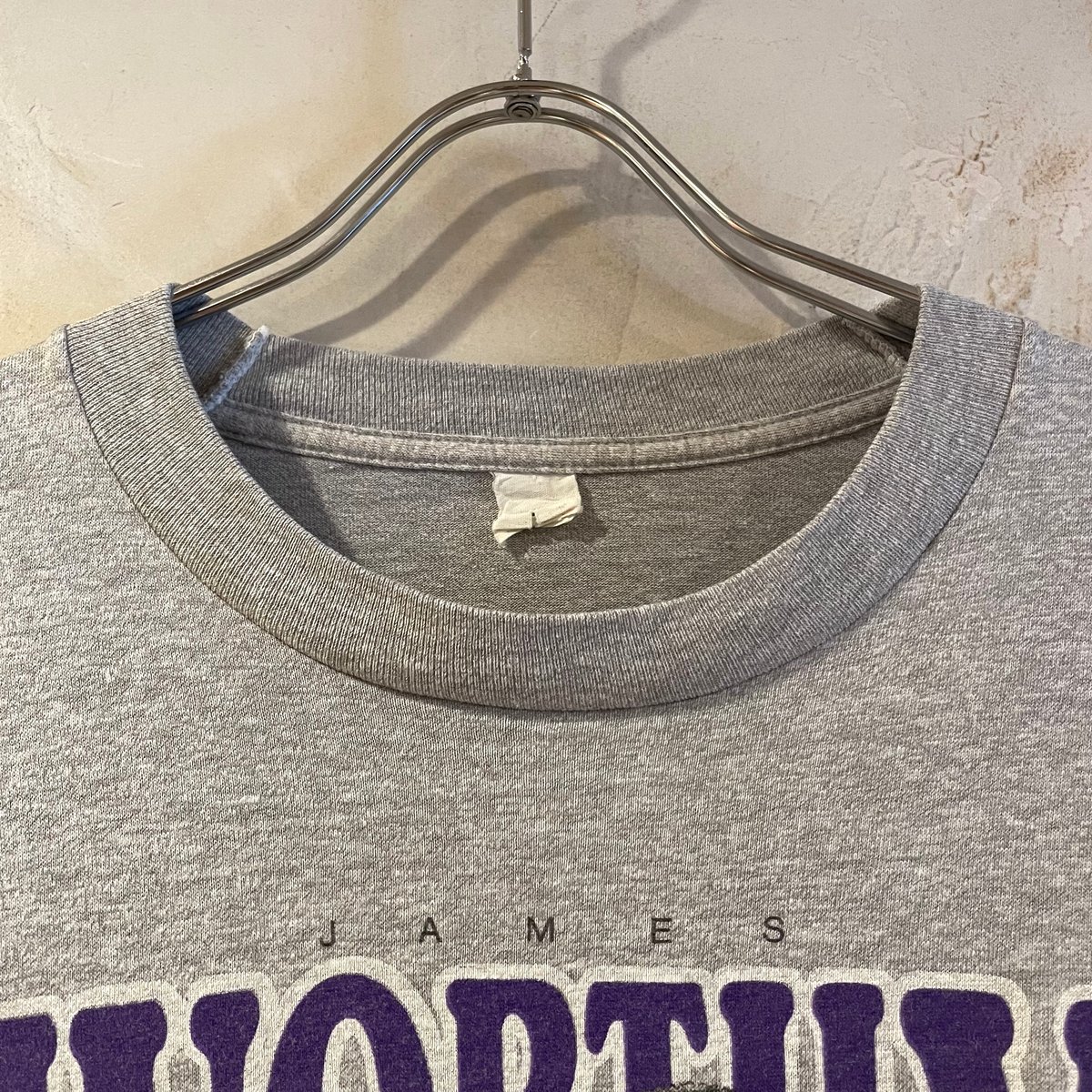 SCREEN STARS / 80s/USA製/レイカーズ/Tシャツ/M/コットン/WHT/プリント 80s SCREEN STARS S/S Tシャツ USA製 LAKERS JAMES WOR