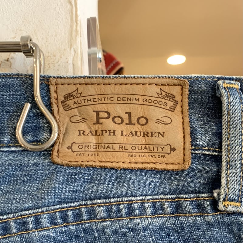 Polo RALPH LAUREN デニムパンツ ジップタイプ 裾チェーン Polo RALPH LAUREN デニムパンツ ジップタイプ 裾チェーン