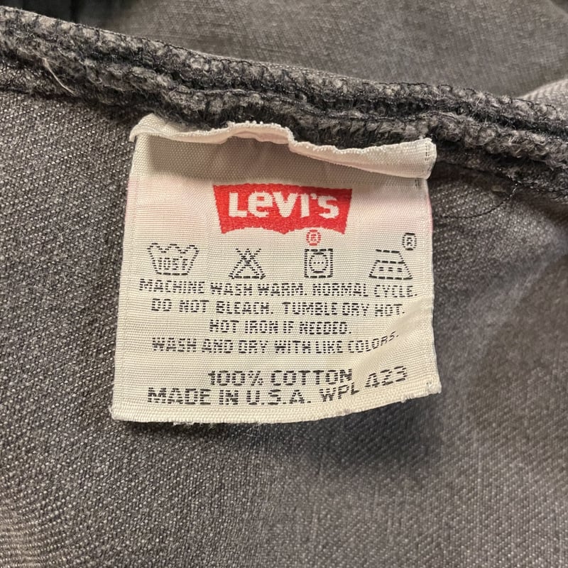 90s Levi's 501 0660 後染め ブラックデニム パンツ 40×34 USA製 90s Levi's 501 0660 後染め ブラックデニム パンツ 40×34 USA製