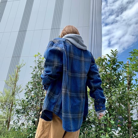 Carhartt　ネルシャツ　チェック柄　コットンシャツ　カーハート　(S2186)