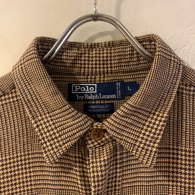 ラルフローレン ウールジャケットポンチョ グレンチェック 千鳥格子 9号 Ralph Lauren