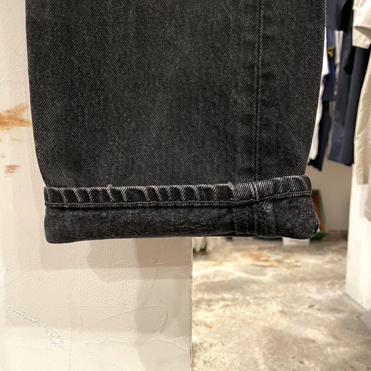 Levi's 501 90年代 リーバイス501 後染めブラックデニムパンツ Levi's 501 90年代 リーバイス501 後染めブラックデニムパンツ