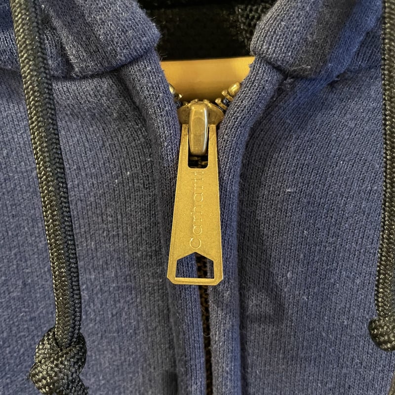 carhartt ジップアップ スウェットパーカー 紺 カーハート