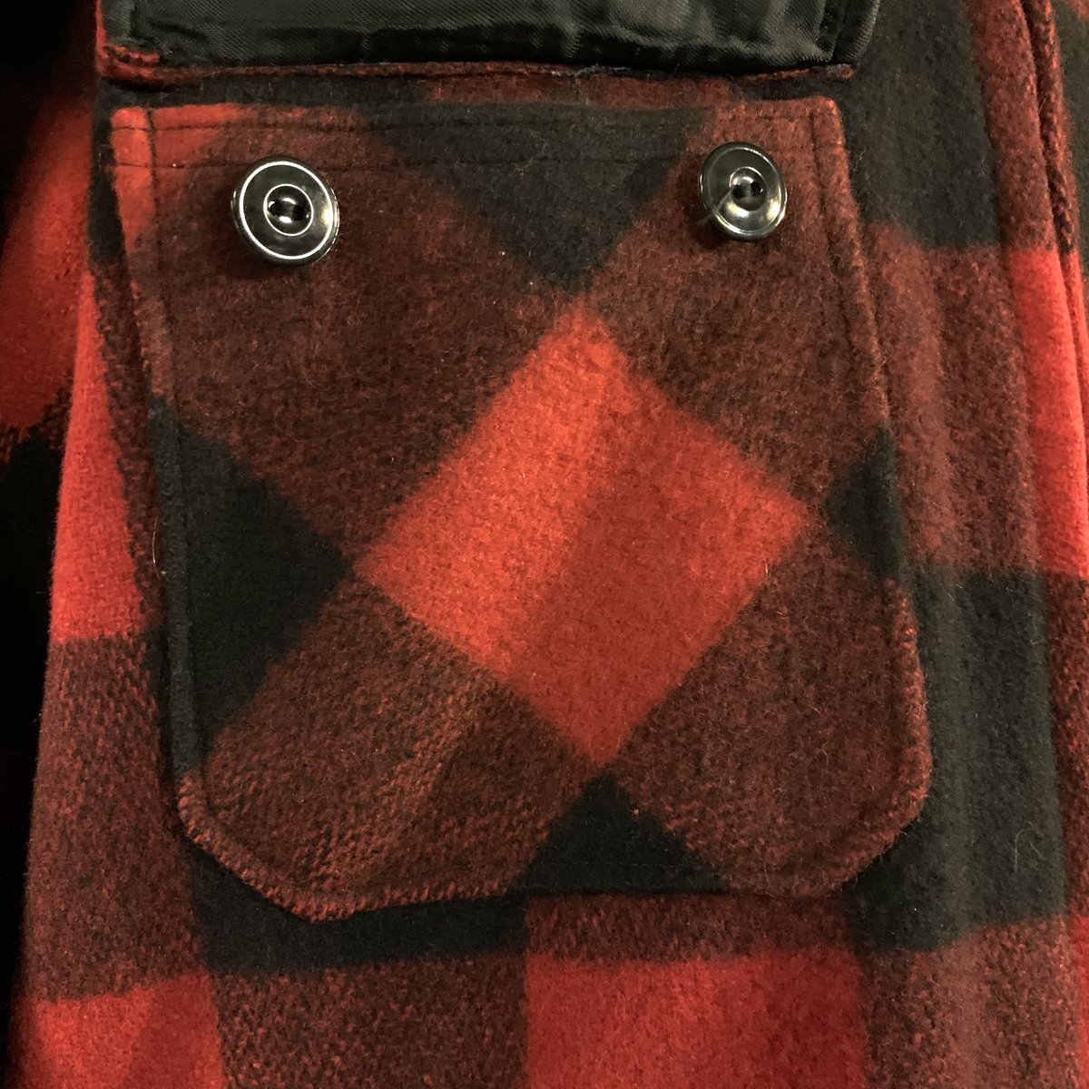 50s KINGKOLE キングコール ウールシャツ チェック柄 マチ付き 50s King Kole Vintage Wool Shirt Jacket シャツジャケッ