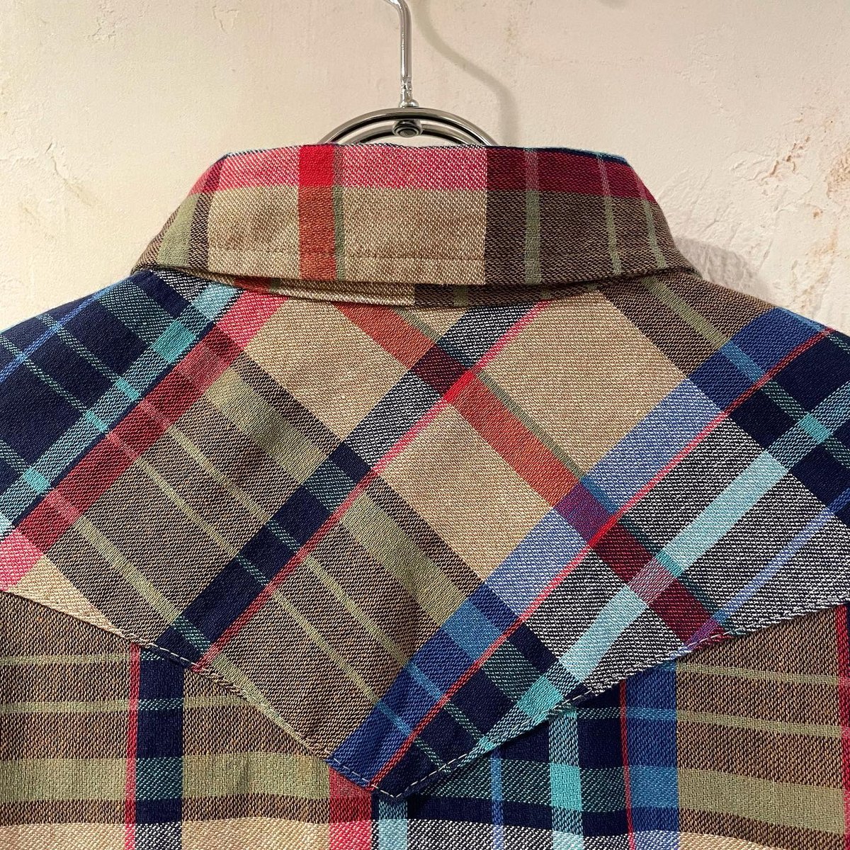 Wrangler L/S ウエスタンシャツ チェック柄 ラングラー USA製 Wrangler L/S ウエスタンシャツ チェック柄 ラングラー USA製