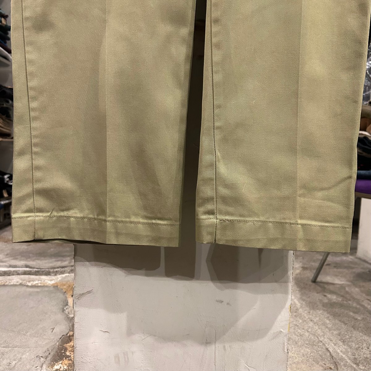 80s Dickies 874 ワークパンツ ディッキーズ ベージュ チビタグ 80s Dickies 874 ワークパンツ ディッキーズ ベージュ チビタグ