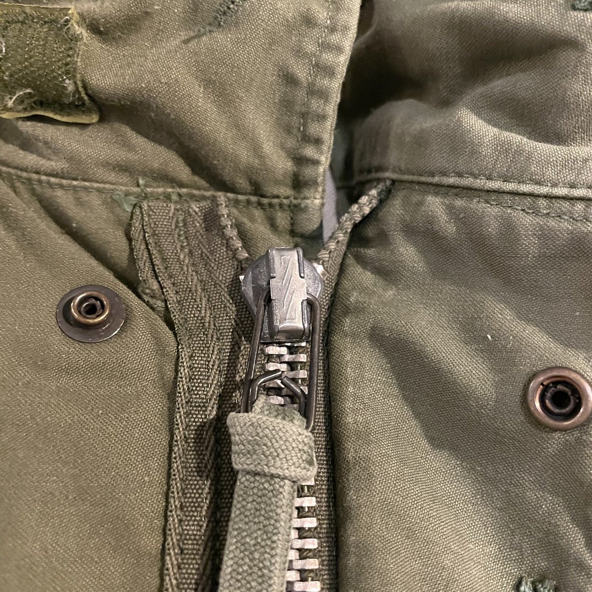 60s US ARMY M-65 Field Jacket 2ndタイプ アルミジップ フィー