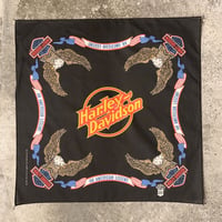 Bandana　HARLEY DAVIDSON　ヴィンテージバンダナ　USA製　ハーレーダビッドソン　170