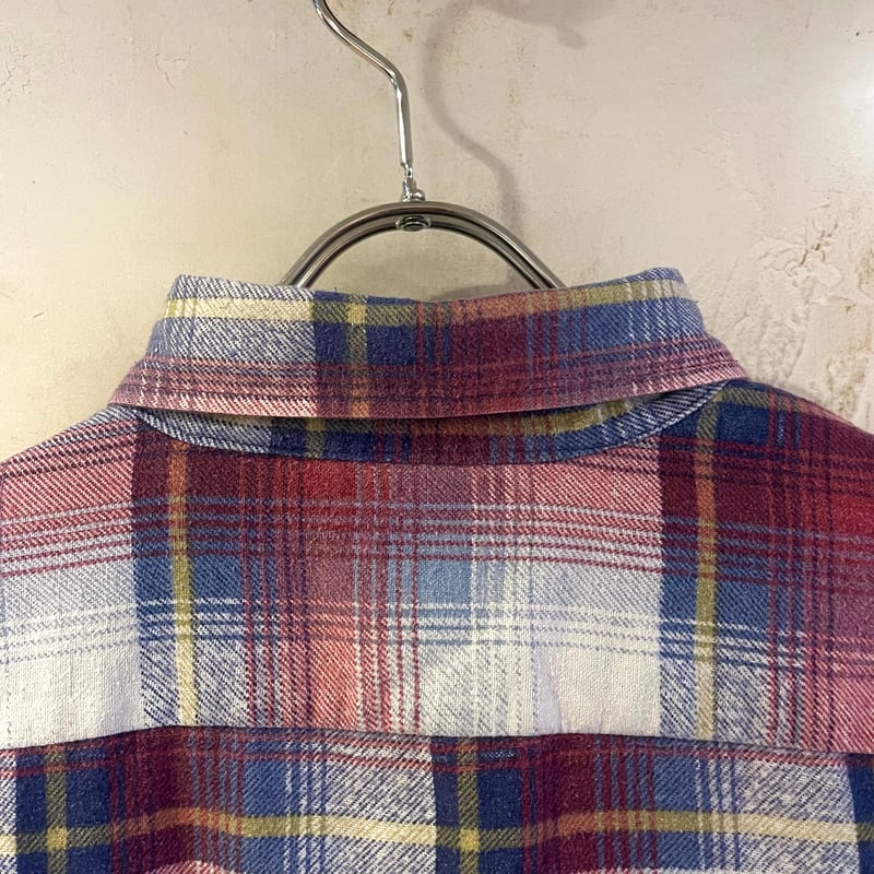 80s Fieldmaster L/S プリントネルシャツ USA製 Size L TALL