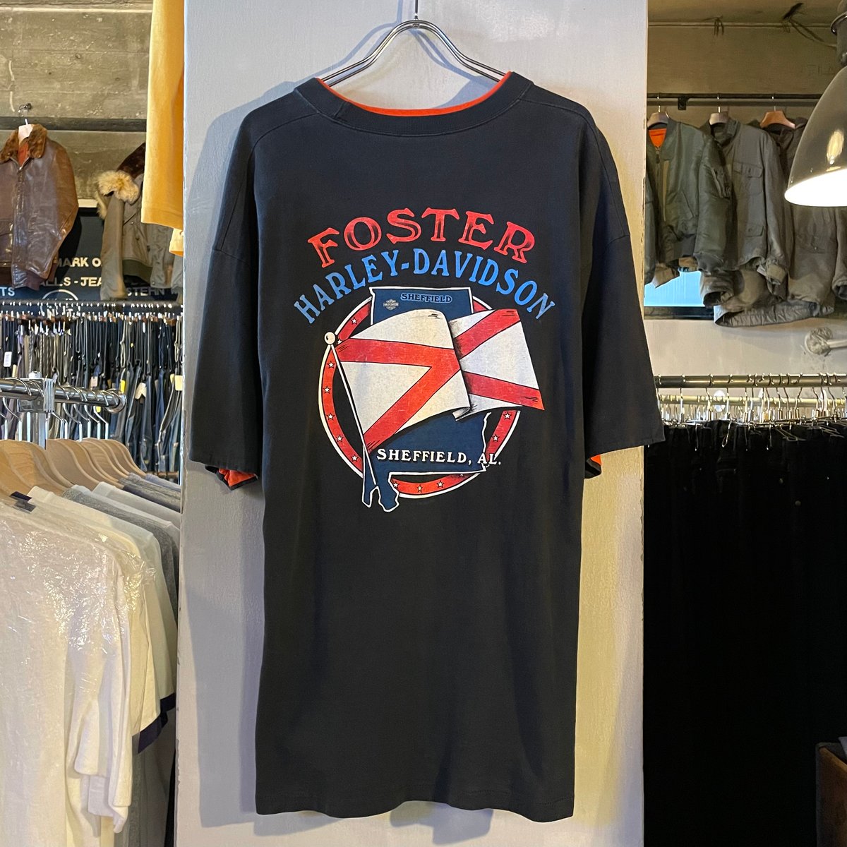 90s HARLEY-DAVIDSON S/S Tシャツ ハーレーT USA製 Size XX
