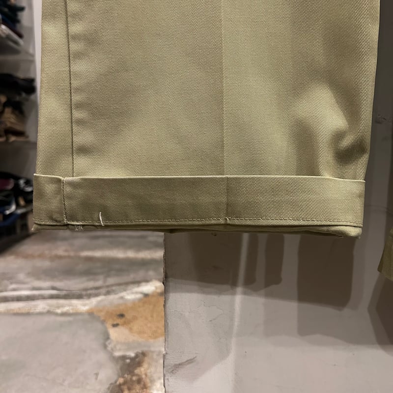 80s Dickies 874 ワークパンツ ディッキーズ ベージュ チビタグ