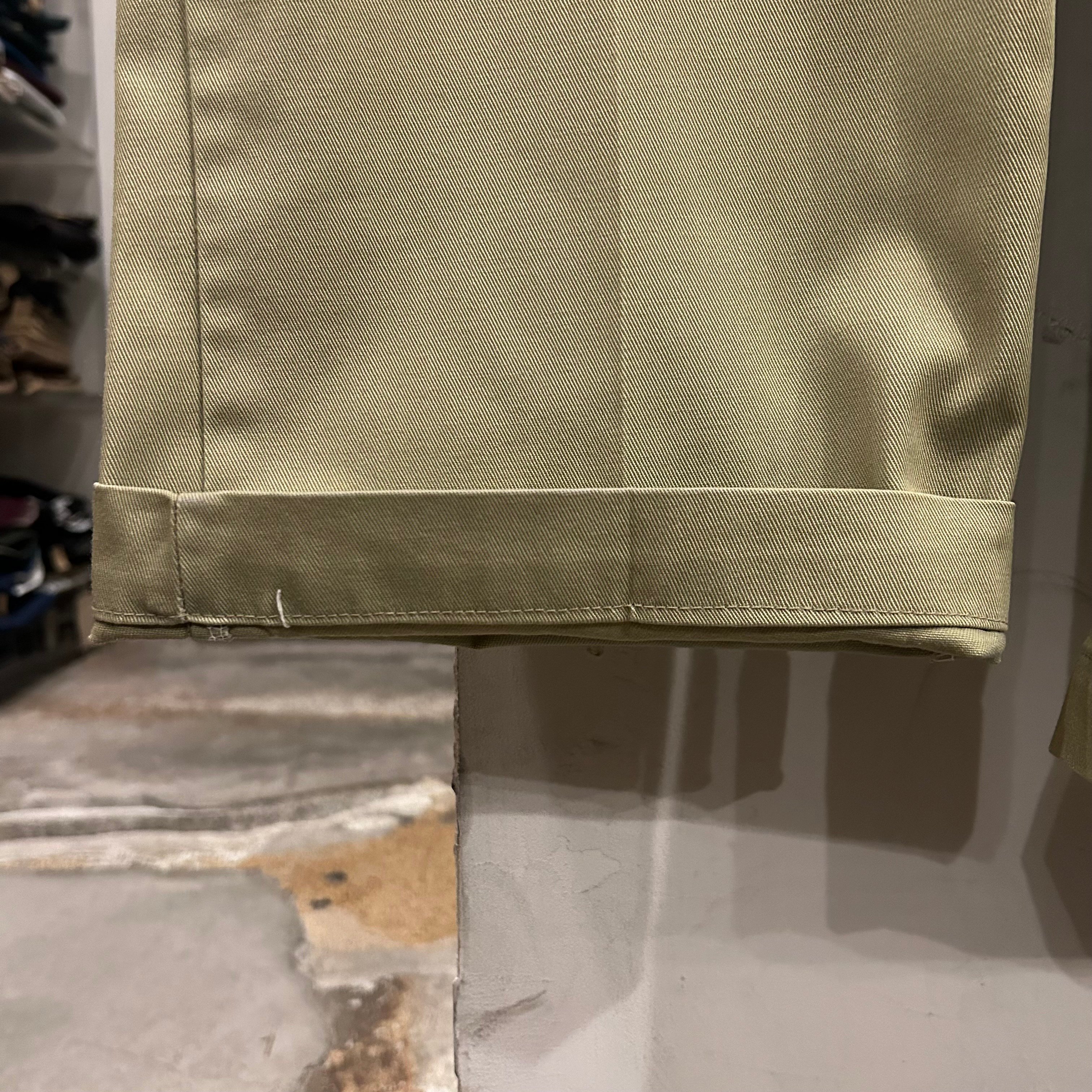 80s Dickies 874 ワークパンツ ディッキーズ ベージュ チビタグ 38×32 U