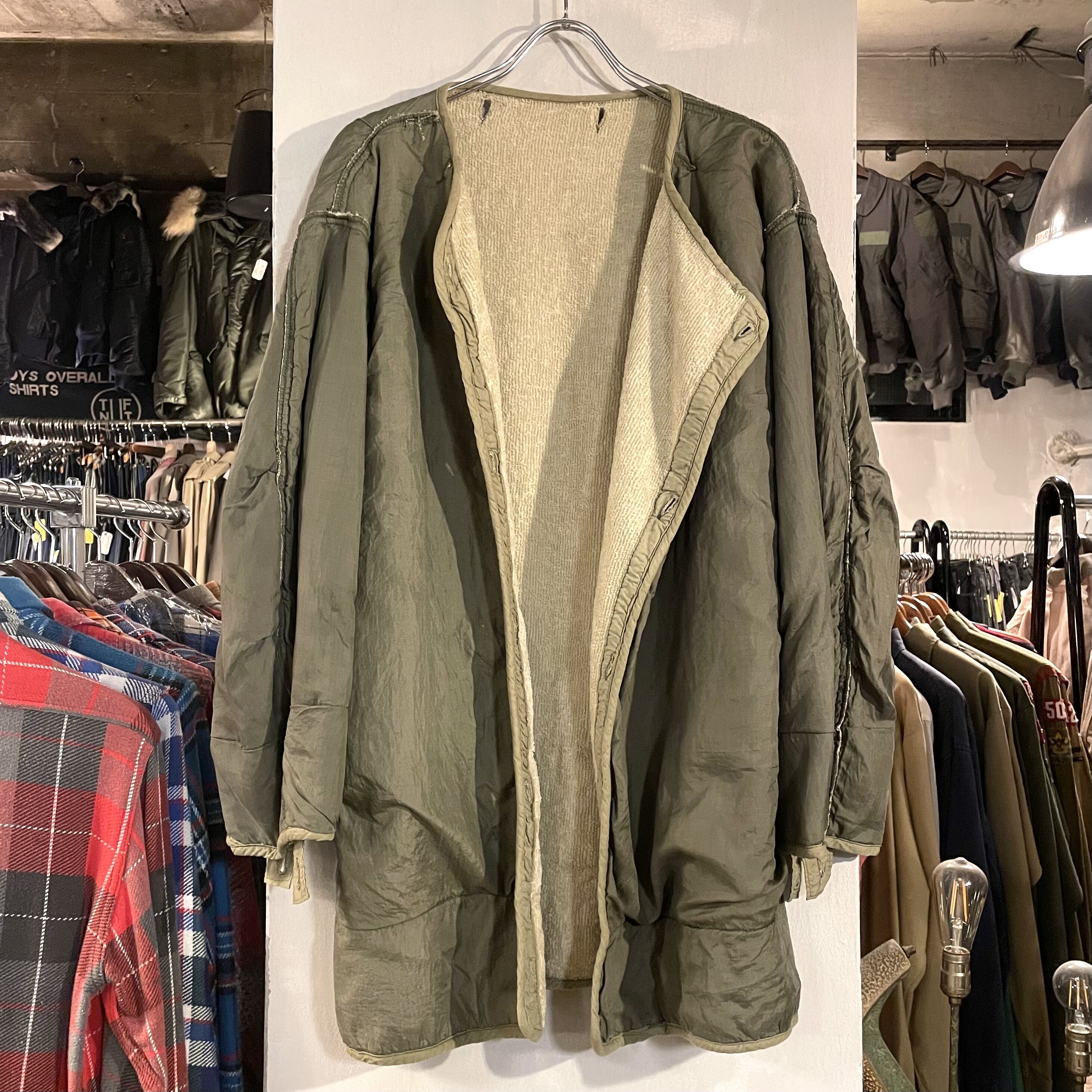 50s US ARMY M-51 Filed Parka Wool Pile Liner ウー