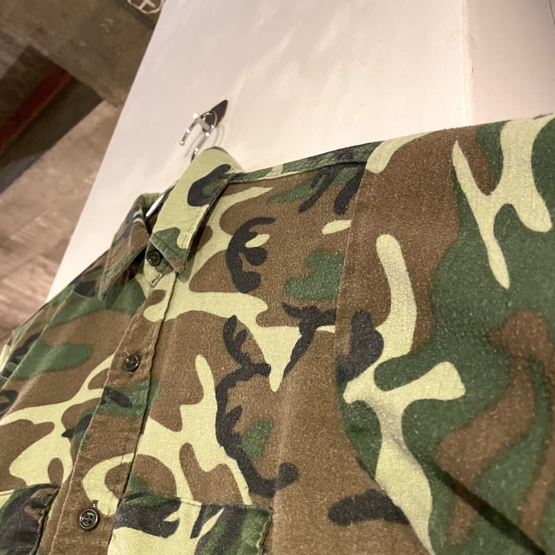 80s 90s FIVEBROTHER ファイブブラザー 迷彩 シャツ 古着 70～80年代 ファイブブラザー Five Brother 迷彩柄 ダック