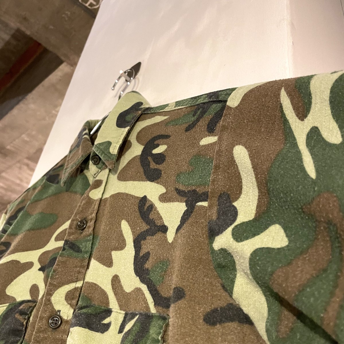 80s FIVE BROTHER ネルシャツ ファイブブラザー USA製 cotton×pol